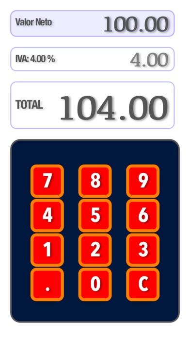 Calculadora IVA España Aeat Screenshot