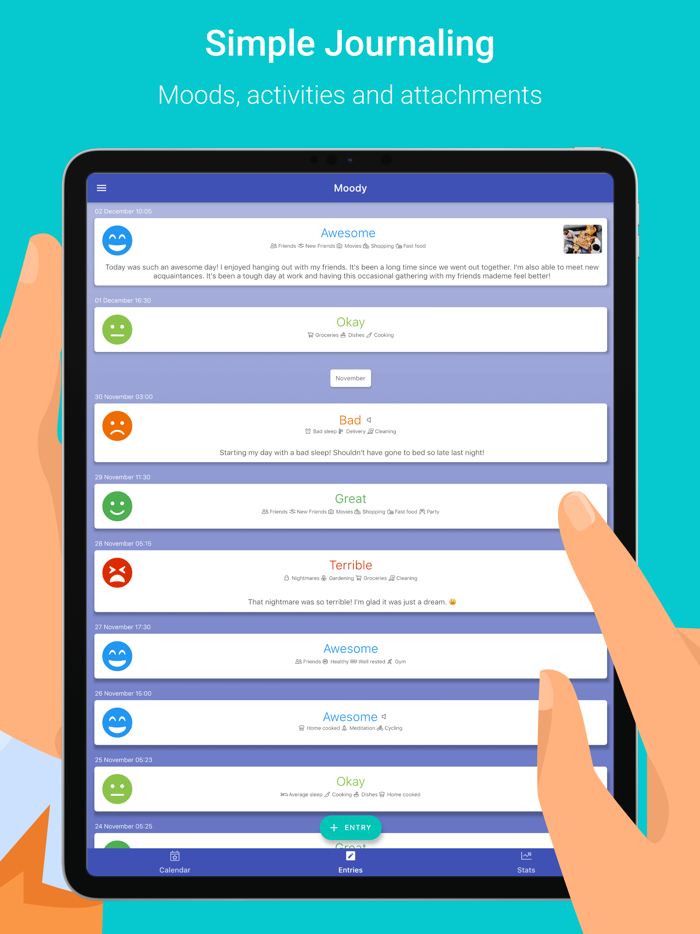Moody Journal - Mood Diary