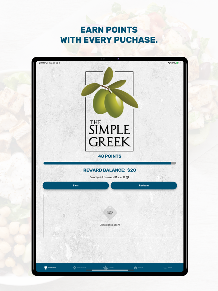 Simple Greek Rewards