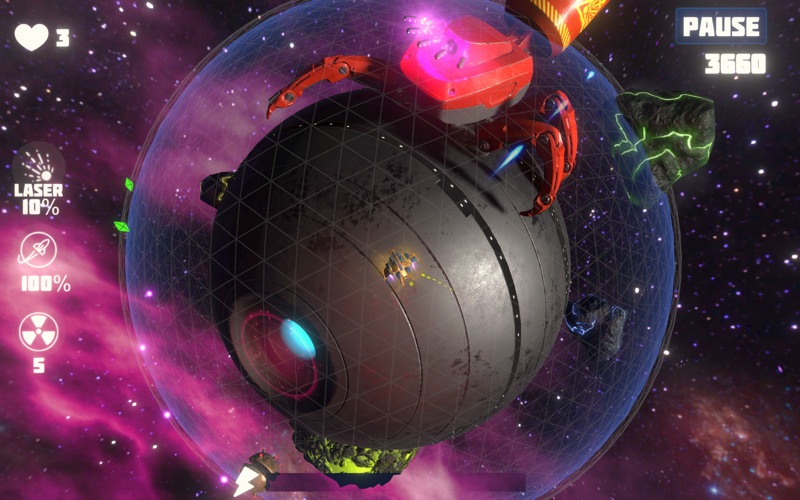 Screenshot #2 pour Orbital Invaders. Space action