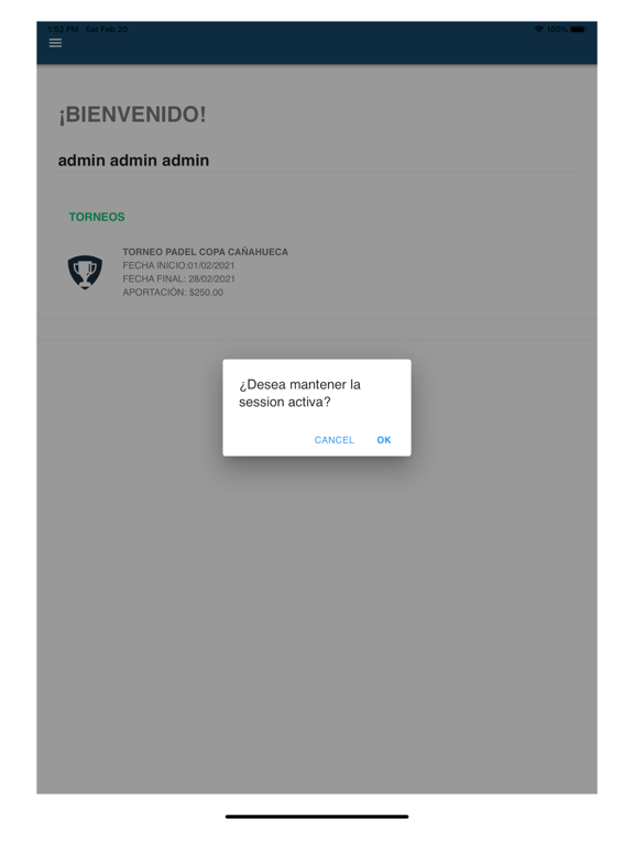 Screenshot #5 pour IS-TORNEOS ADMIN