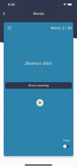 Game screenshot Spanish - learn a language hack