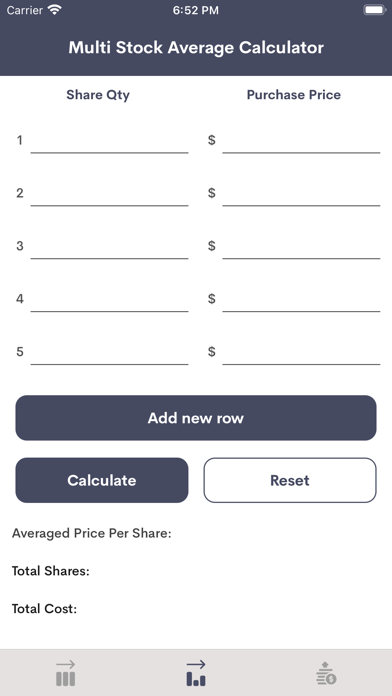Screenshot #1 pour Stock Market Calculators