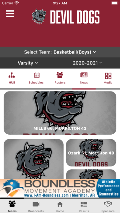 Morrilton Devil Dogs Athletics Screenshot