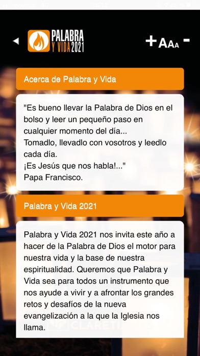 Palabra y Vida 2024 Screenshot