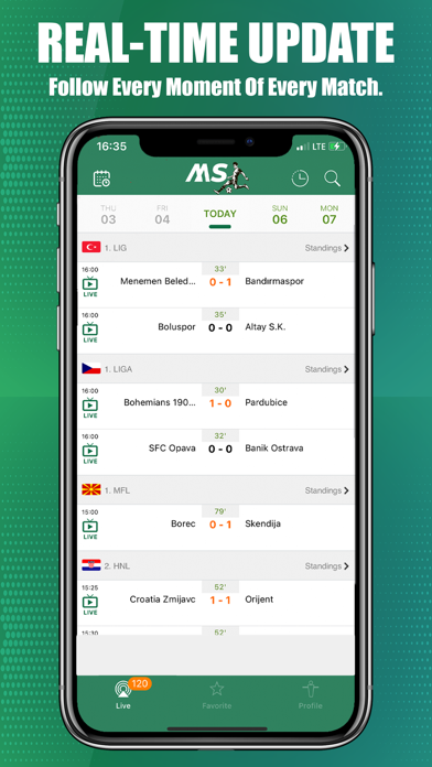 Match Score: Live Scores Screenshot