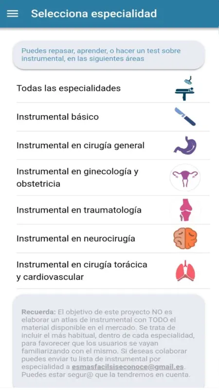 Instrumental en quirófano screenshot 3 of 7