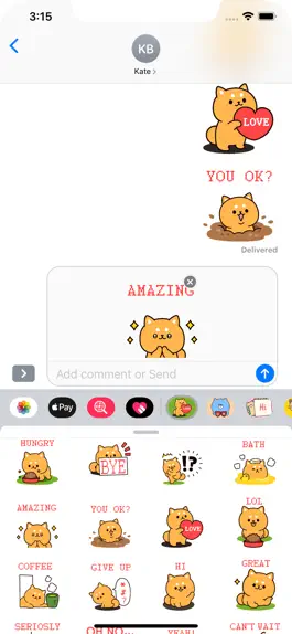 Game screenshot Lovely Puppet (Dog) Stickers hack