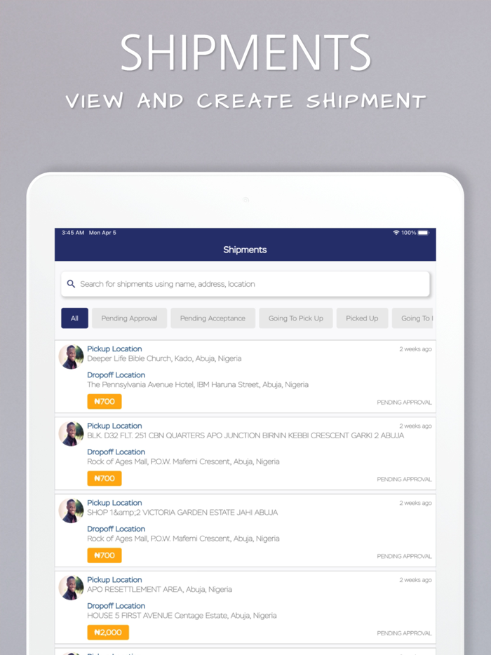 Orbeet - Manage Logistics