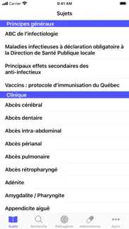 antibiothérapie pédiatrique iphone screenshot 1