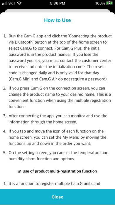 Cam.G Screenshot