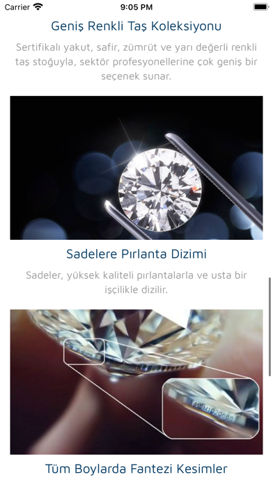 D Diamond Stone App Screenshot
