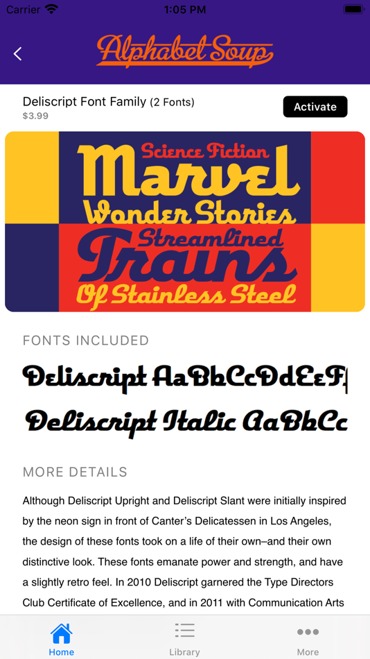 #2. Alphabet Soup Fonts (iOS) By: Mister Retro