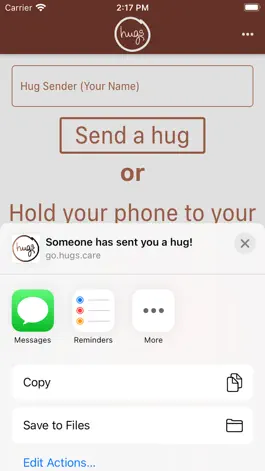 Game screenshot Hugs App hack