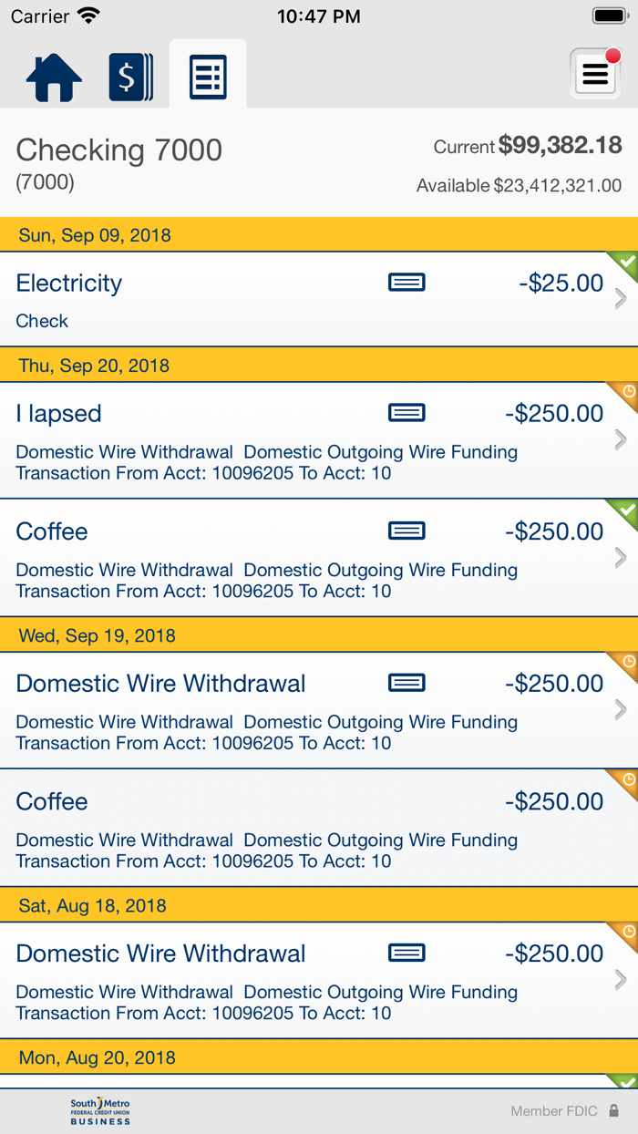 South Metro FCU Business
