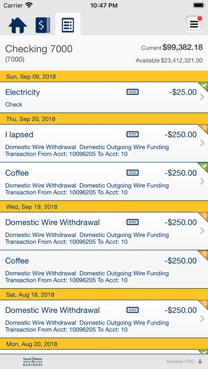 South Metro FCU Business screenshot-4