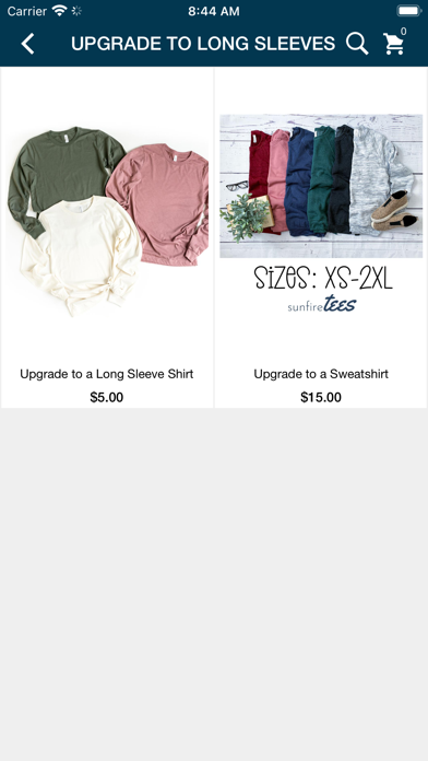 Sunfire Tees Screenshot