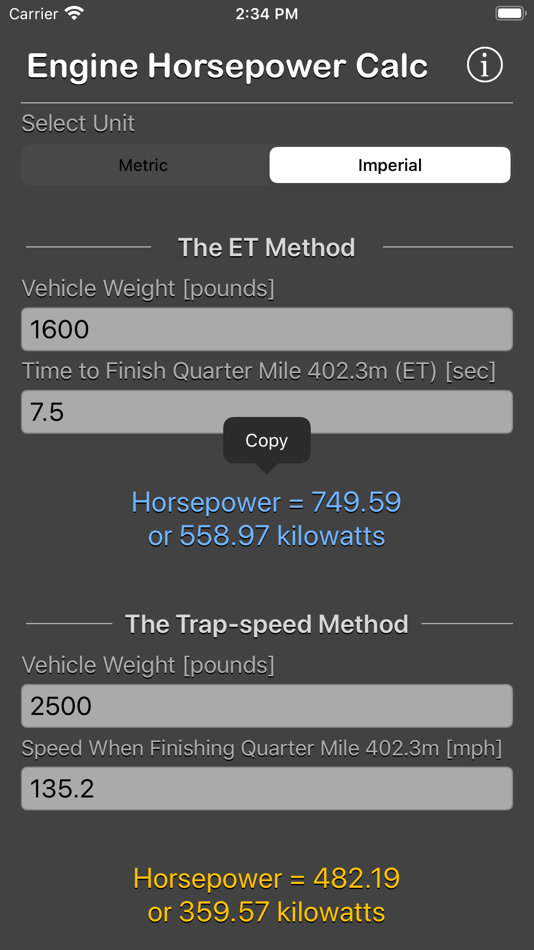 #6. Engine Horsepower Calculator (iOS) 由: Nitrio
