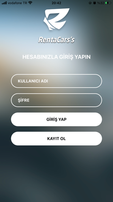 Rentacarss Kimlik Screenshot