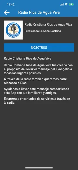 Game screenshot Radio Rios de Agua Viva apk