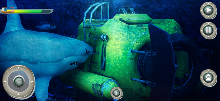 私の空腹のサバイバルサメゲーム screenshot 2