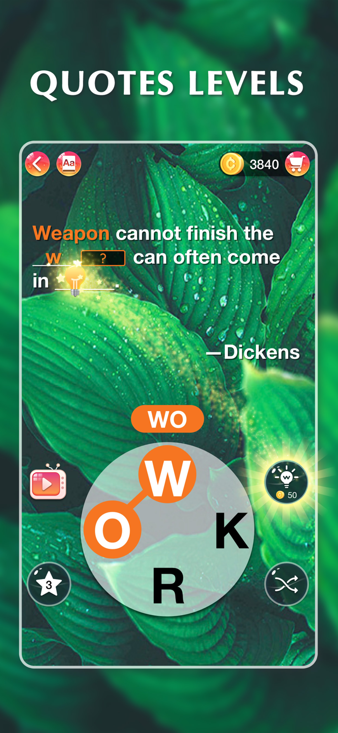 Word Sweeper-Search Puzzle