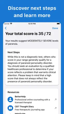 Game screenshot Paranoid Personality D. Test hack