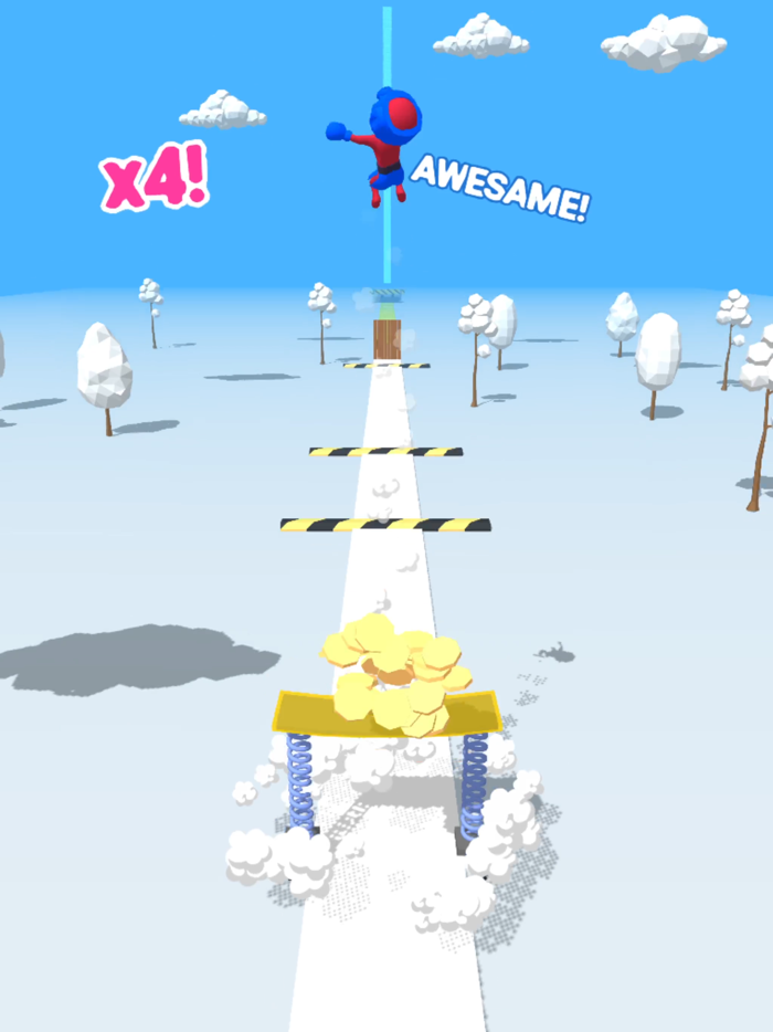 Board jumper sky high jump