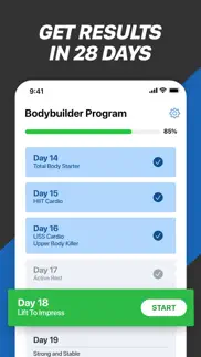 fitness buddy+ train at home iphone screenshot 1
