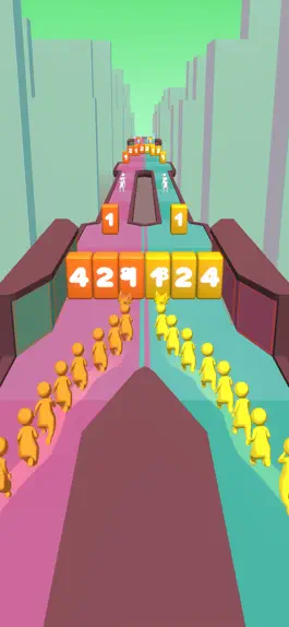 Game screenshot Crowd Snake Run mod apk