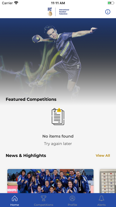 IHF – Handball News & Results Screenshot