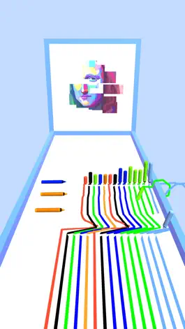 Game screenshot Pencil Run 3D : Colorful Lines apk