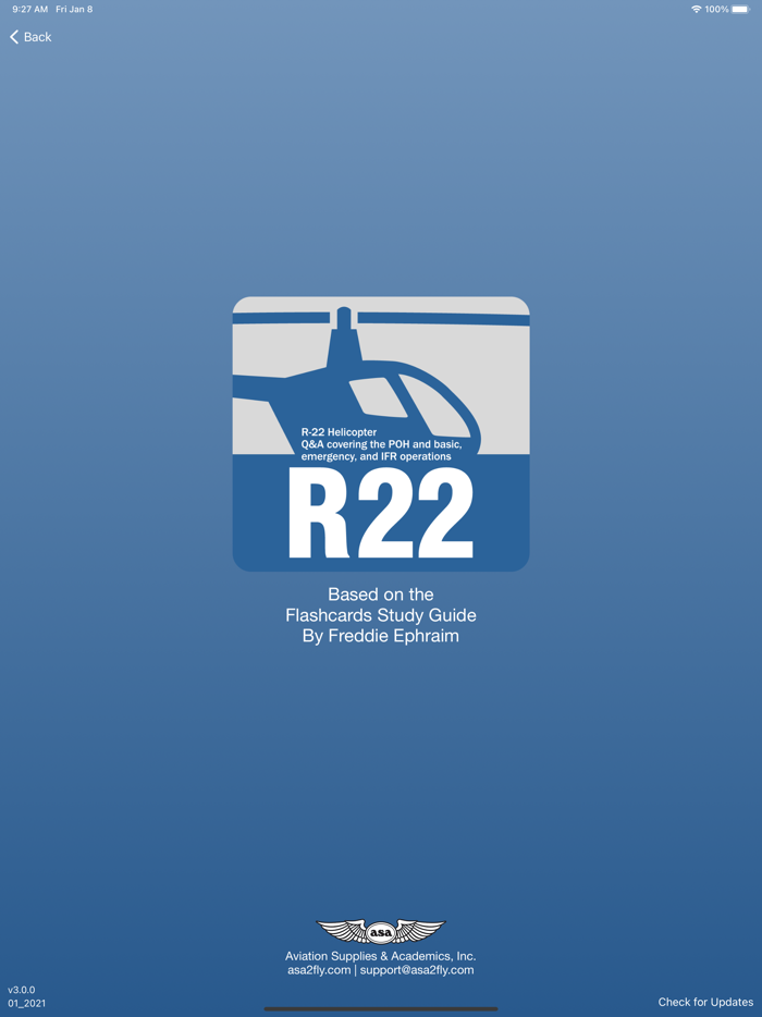 R22 Helicopter Flashcards