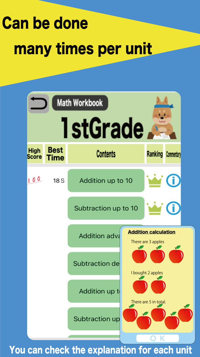 MathApp WorkbookandBrainTraining