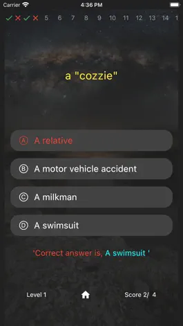 Game screenshot Aussie slang quiz hack