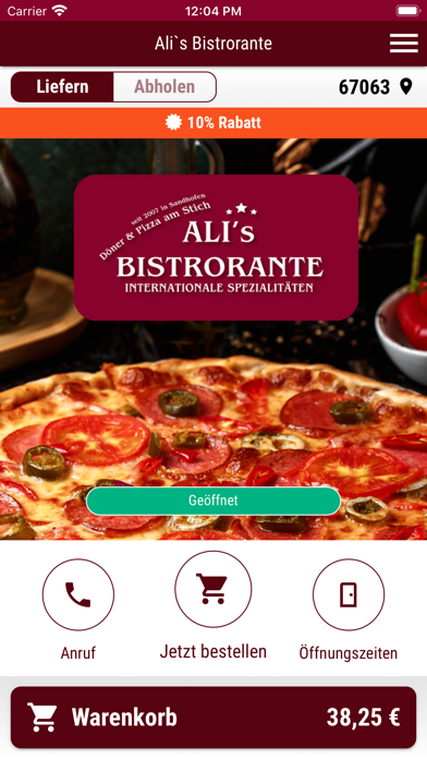 Screenshot #1 pour Alis Bistrorante Mannheim