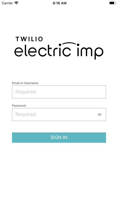 electric imp Screenshot