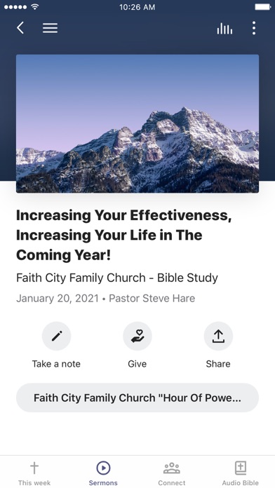 Faith City Family Church Screenshot