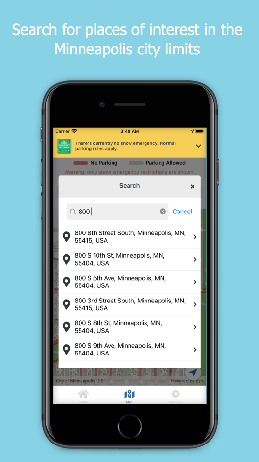 #5. Minneapolis Snow Emergency (iOS) 由: City of Minneapolis