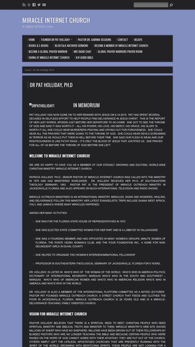 Miracle Internet Church Screenshot