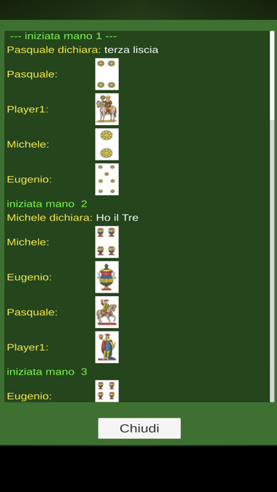 Tressette in 4 Screenshot