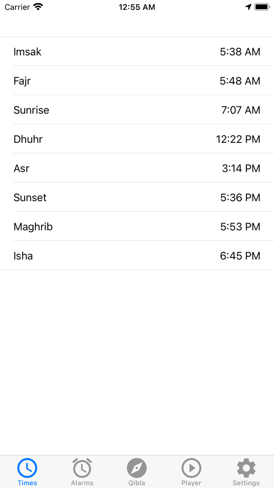 #1. Azan Alarm (iOS) 由: Seyed Ali Hosseini Khayat