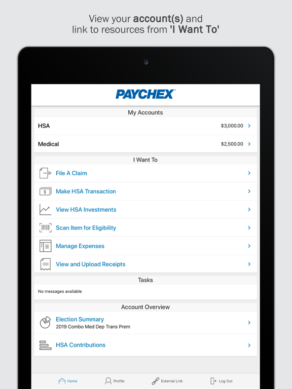 Paychex Benefit Account