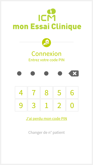 Mon Essai Patient Screenshot