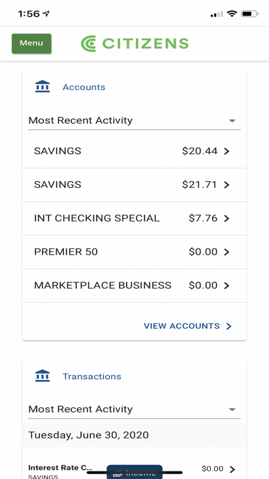 Citizens Bank of Edmond Mobile Screenshot