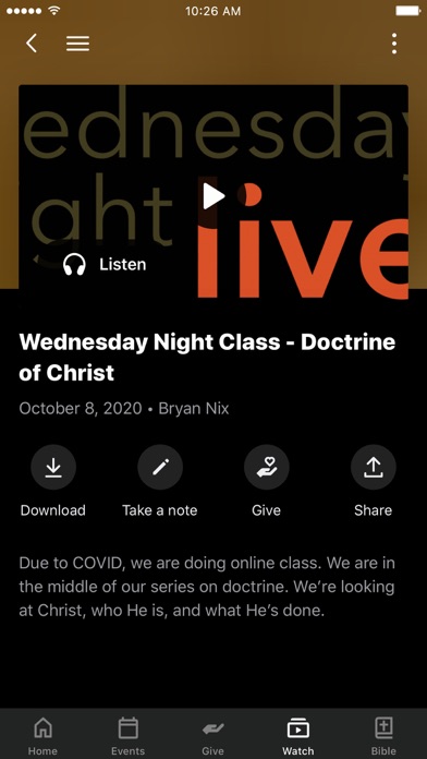 Wilbarger Street Church Screenshot