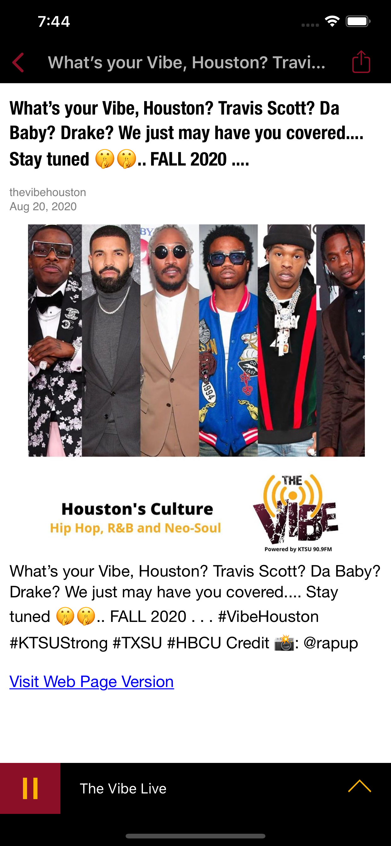 The Vibe App