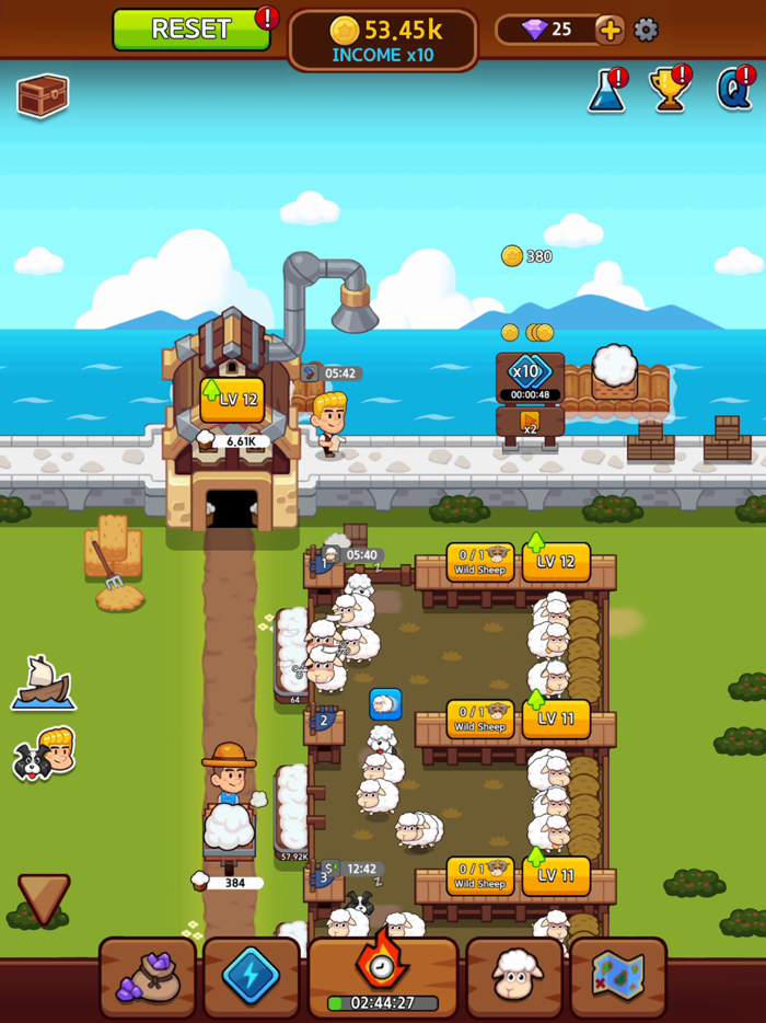 Sheep Farm Idle games Tycoon