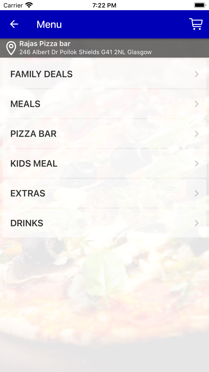 Rajas Pizza Bar Glasgow