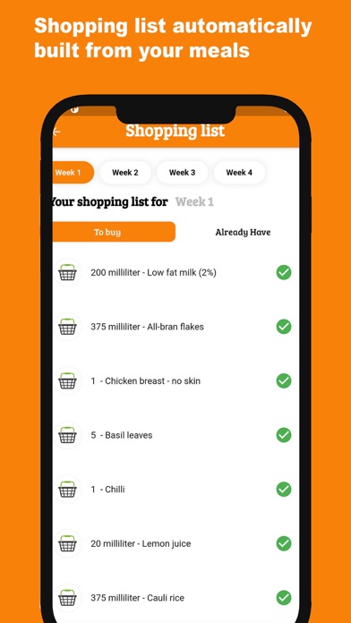 28 Day Eating Plan Screenshot